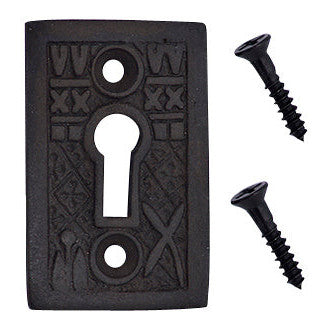 Solid Brass Tiny Key Hole Cover (Oil Rubbed Bronze Finish) Copper Mountain Hardware