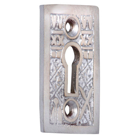 Solid Brass Tiny Key Hole Cover (Brushed Nickel Finish) Copper Mountain Hardware