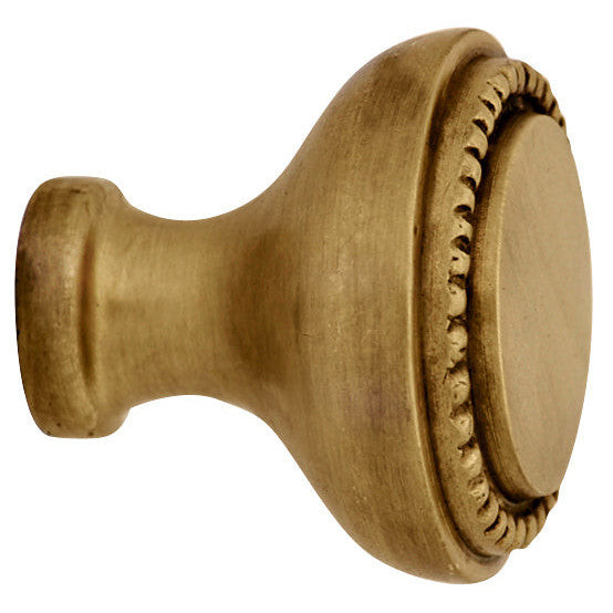 1 1/2 Inch Solid Brass Round Knob (Antique Brass Finish) COPPER MOUNTAIN HARDWARE