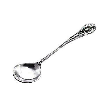 Set of 4 Salt Spoons - Ornate Roman Style Sterling Salt Spoon COPPER MOUNTAIN HARDWARE