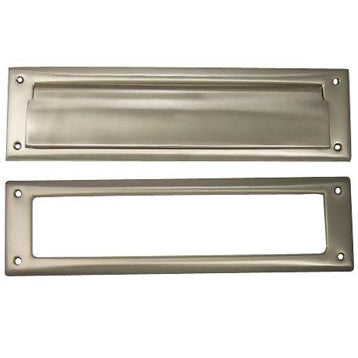 Magazine Size Front Door Mail Slot (Satin Nickel) DELTANA