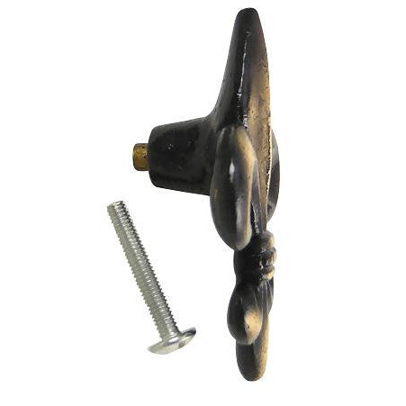 2 5/8 Inch Large Oversized Antique Fleur de Lis Cabinet & Furniture Knob (Several Finishes Available)
