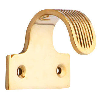 Solid Brass Grooved Sash Lift (Polished Brass Finish) Copper Mountain Hardware