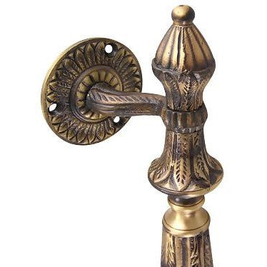 15 1/2 Inch Large Solid Brass Door Pull (Antique Brass Finish) COPPER MOUNTAIN HARDWARE