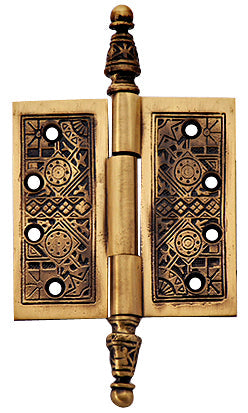 3 1/2 x 3 1/2 Inch Victorian Steeple Tip Style Hinge COPPER MOUNTAIN HARDWARE