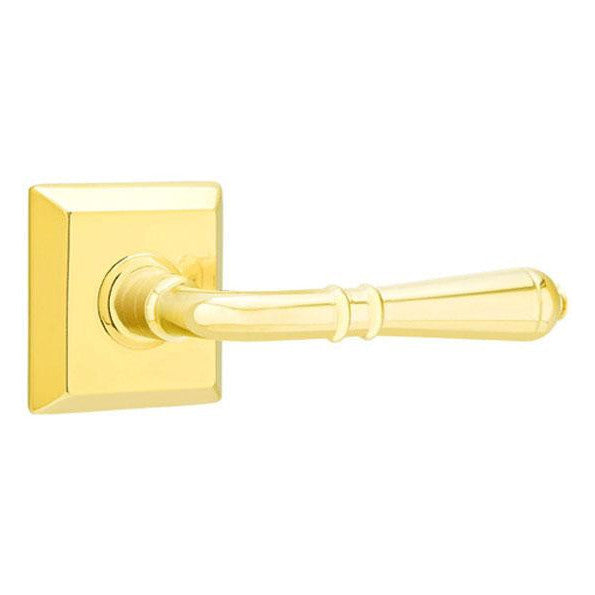 Emtek Solid Brass Turino Lever With Quincy Rosette (Many Finishes Available) EMTEK