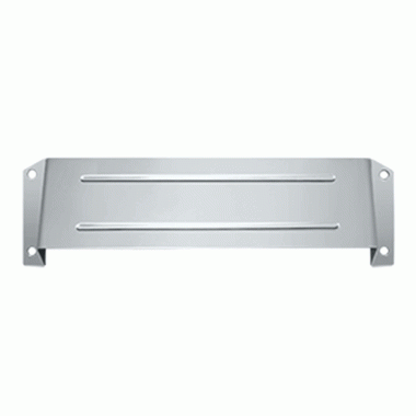 Mail Slot & Sleeve Letter Box Hood (Polished Chrome Finish) DELTANA