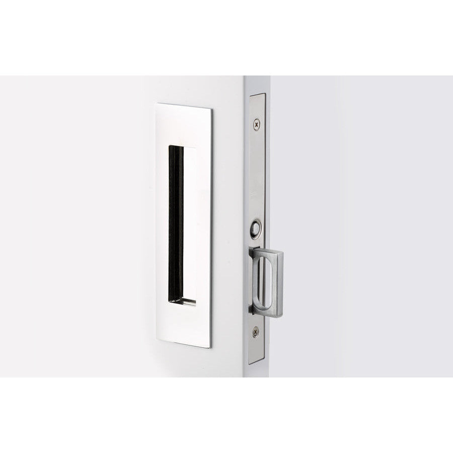 Emtek Narrow Modern Rectangular Brass Mortise Pocket Door (Several Finishes Available) EMTEK