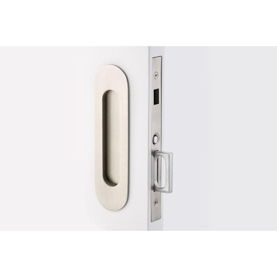 Emtek Sandcast Bronze Rustic Modern Rectangular Mortise Pocket Door (Several Finishes Available) EMTEK