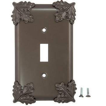 Oak Leaf Wall Plate (Oil Rubbed Bronze) ANNE AT HOME