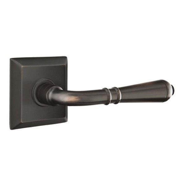 Emtek Solid Brass Turino Lever With Quincy Rosette (Many Finishes Available) EMTEK