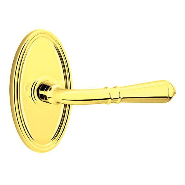 Emtek Solid Brass Turino Lever With Oval Rosette (Many Finishes Available) EMTEK