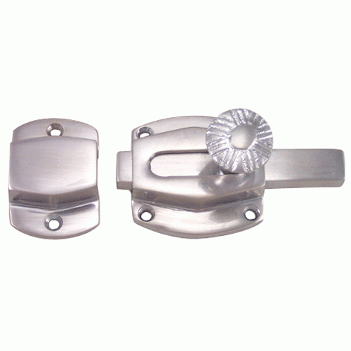 1 1/2 Inch Plain Cabinet Latch (Brushed Nickel Finish) COPPER MOUNTAIN HARDWARE