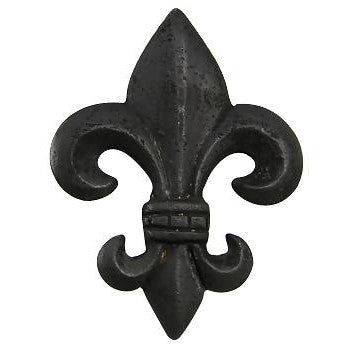 2 5/8 Inch Fleur de Lis Knob (Oil Rubbed Bronze Finish) COPPER MOUNTAIN HARDWARE