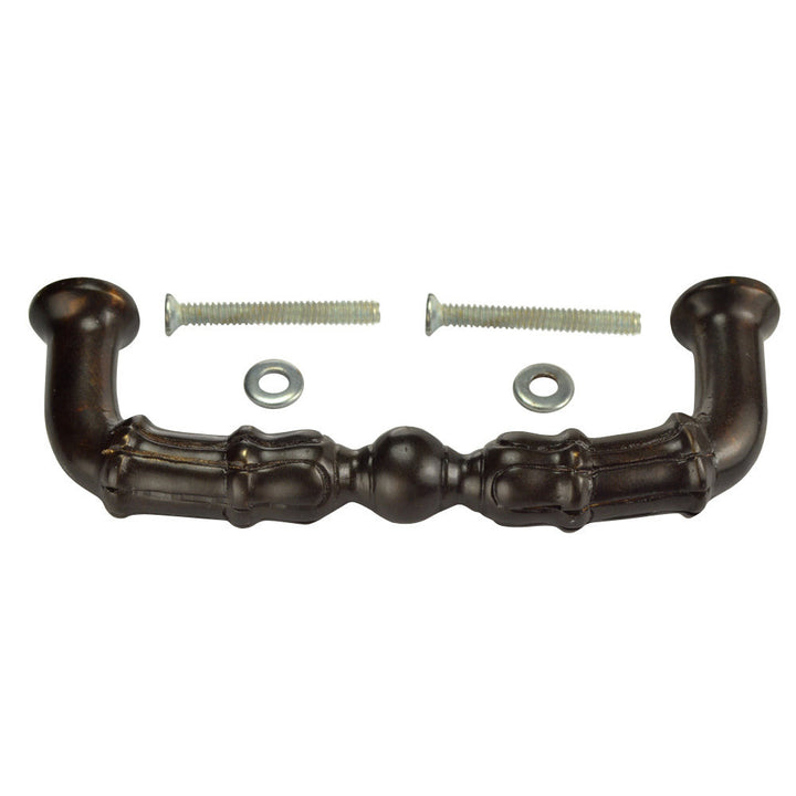 5 Inch Overall (4 3/8 c-c) Solid Brass Pull (Oil Rubbed Bronze Finish) COPPER MOUNTAIN HARDWARE