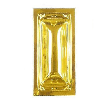 Rectangular Solid Brass Pocket Door Pull DELTANA