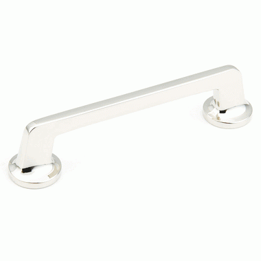 6 Inch (5 Inch c-c) Northport Pull with Rounded Base (Polished Nickel Finish) SCHAUB