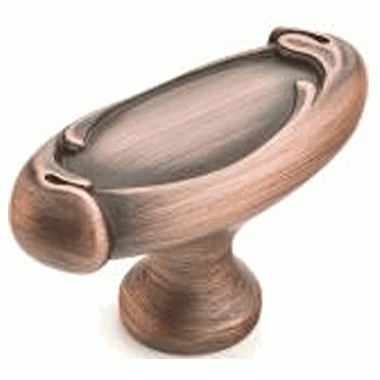 1 7/8 Inch French Farm Oval Knob (Empire Bronze Finish) SCHAUB