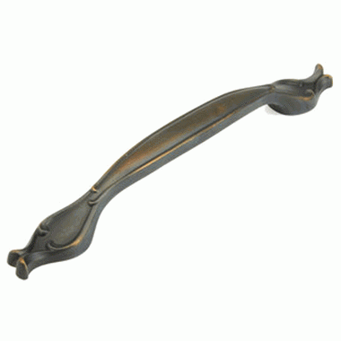 11 3/4 Inch (8 Inch c-c) French Farm Pull (Ancient Bronze Finish) SCHAUB