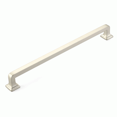 16 1/2 Inch (15 Inch c-c) Menlo Park Appliance Pull (Satin Nickel Finish) SCHAUB