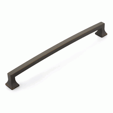 16 1/8 Inch (15 Inch c-c) Menlo Park Appliance Pull (Ancient Bronze Finish) SCHAUB