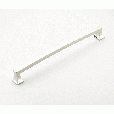 16 1/8 Inch (15 Inch c-c) Menlo Park Arched Appliance Pull  (Polished Chrome Finish) SCHAUB