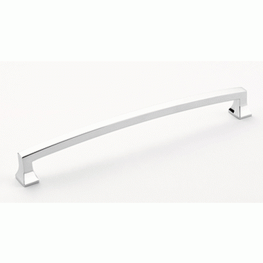 8 1/2 (8 Inch c-c) Inch Arched Menlo Park Pull (Polished Chrome Finish) SCHAUB