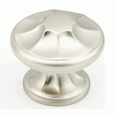 1 3/8 Inch Empire Knob (Satin Nickel Finish) SCHAUB