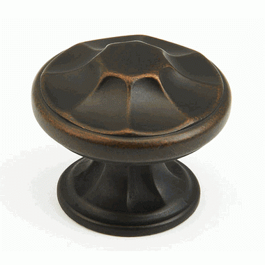 1 3/8 Inch Empire Knob (Ancient Bronze Finish) SCHAUB