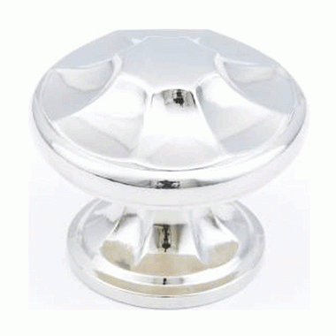 1 3/8 Inch Empire Knob (Polished Nickel Finish) SCHAUB