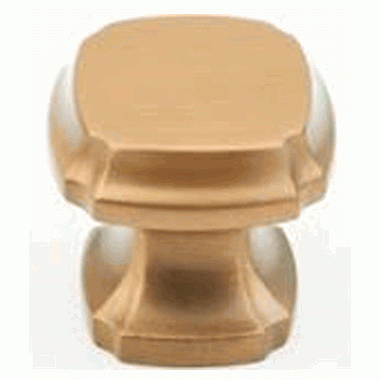 1 3/8 Inch Empire Square Knob (Brushed Bronze Finish) SCHAUB