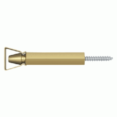 3 1/4 Inch Shutter Door Holder With Steel Bracket (Polished Brass Finish) DELTANA