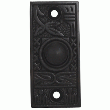 Solid Brass Broken Leaf Door Bell (Oil Rubbed Bronze Finish) COPPER MOUNTAIN HARDWARE