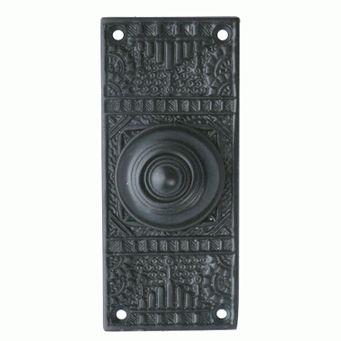 Solid Brass Eastlake Style Door Bell (Oil Rubbed Bronze Finish) COPPER MOUNTAIN HARDWARE