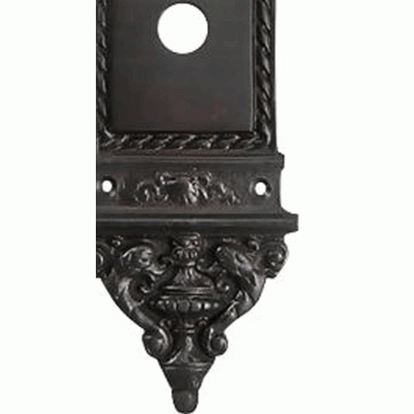 Solid Brass L'Enfant Rosette Plate (Oil Rubbed Bronze Finish) Copper Mountain Hardware