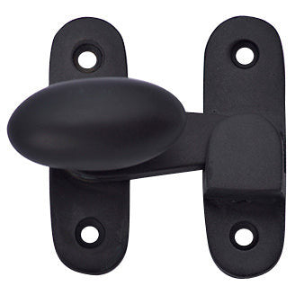 Traditional Solid Brass Oval Knob Latch Set (Oil Rubbed Bronze Finish) COPPER MOUNTAIN HARDWARE