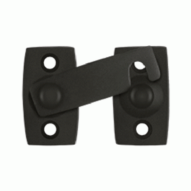 1 3/8 Inch Solid Brass Shutter Bar Door Latch (Oil Rubbed Bronze Finish) DELTANA