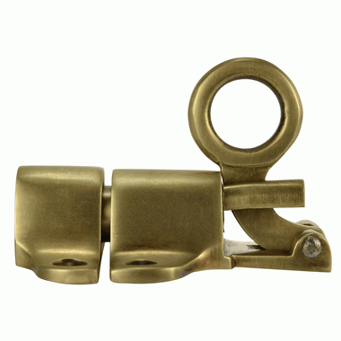 Solid Brass Traditional Transom Window Latch (Antique Brass Finish) Copper Mountain Hardware