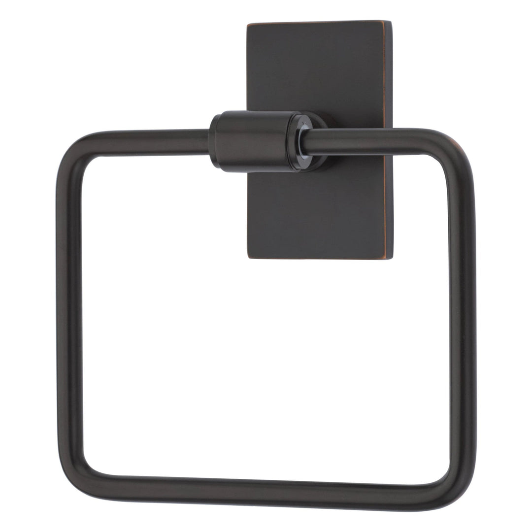7 Inch Transitional Brass Towel Ring (Several Finishes Available) EMTEK