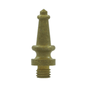 1 3/16 Inch Solid Brass Steeple Tip Hinge Finial (Bronze Medium Finish) DELTANA