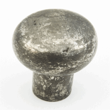 1 3/8 Inch Artifax Round Knob (Dark Pewter Finish) SCHAUB