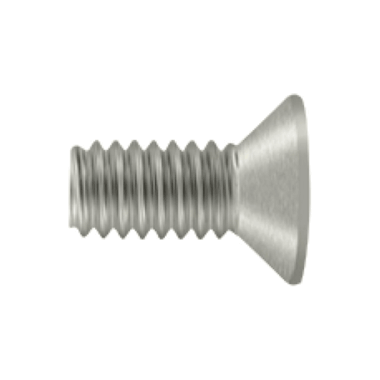 #10 x 1/2 Inch Solid Brass Machine Screw (Brushed Nickel Finish) DELTANA