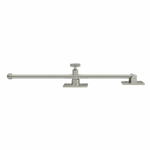 12 Inch Solid Brass Heavy Duty Casement Stay Adjuster (Brushed Nickel Finish) DELTANA