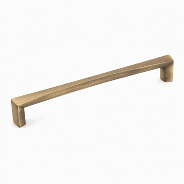 14 3/8 Inch (13 3/4 Inch c-c) Italian Contemporary Pull (Light Bronze Finish) SCHAUB