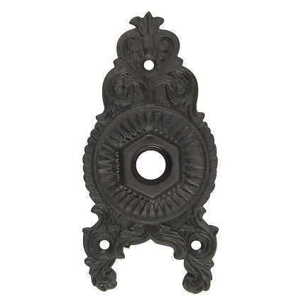 Solid Brass Ornate Rosette (Oil Rubbed Bronze Finish) Copper Mountain Hardware