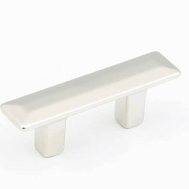 2 1/2 Inch (1 1/4 Inch c-c) Skyevale Cabinet Pull (Brushed Nickel Finish) SCHAUB