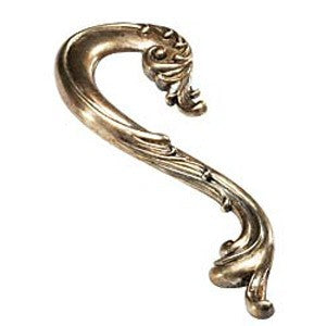 2 3/8 Inch (5 Inch c-c) Symphony French Court Left Hand Pull (Monticello Silver Finish) SCHAUB