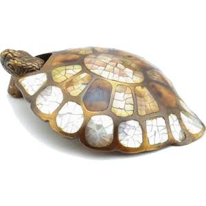 2 3/8 Inch Symphony Neptune Turtle Pendant Pull (Estate Dover Finish) SCHAUB