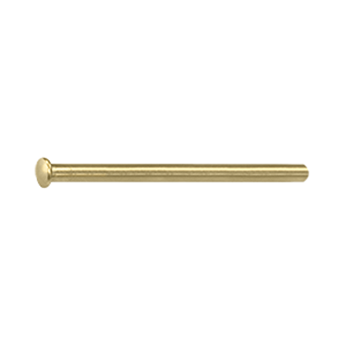 3 1/2 Inch x 3 1/2 Inch Residential Steel Hinge Pin (Brushed Brass) DELTANA