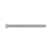 3 1/2 Inch x 3 1/2 Inch Residential Steel Hinge Pin (Brushed Nickel Finish) DELTANA